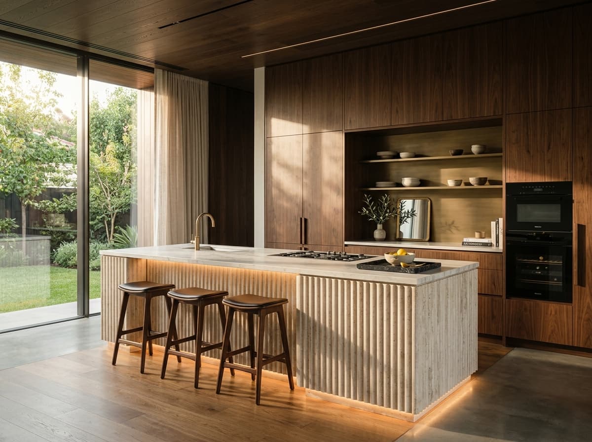 The Cosmic luxury minimalist kitchen